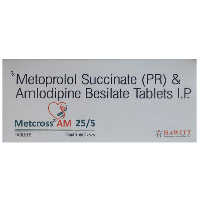 Metcross AM 25/5 Tablet PR