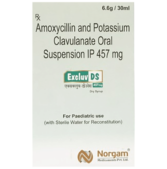 Excluv DS 457mg Dry Syrup