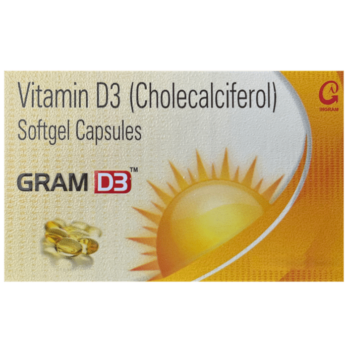 Gram D3 Softgel Capsule