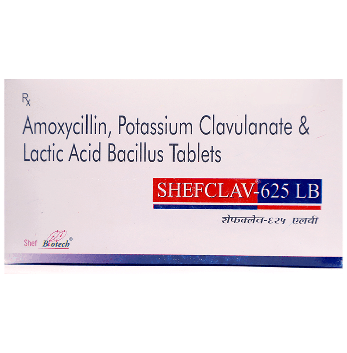 Shefclav 625 LB Tablet