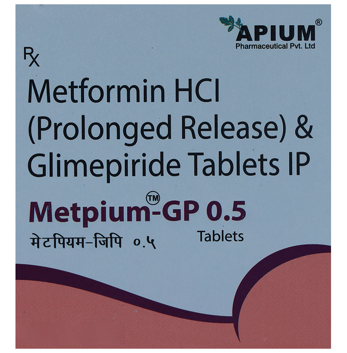 Metpium-GP 0.5 Tablet PR
