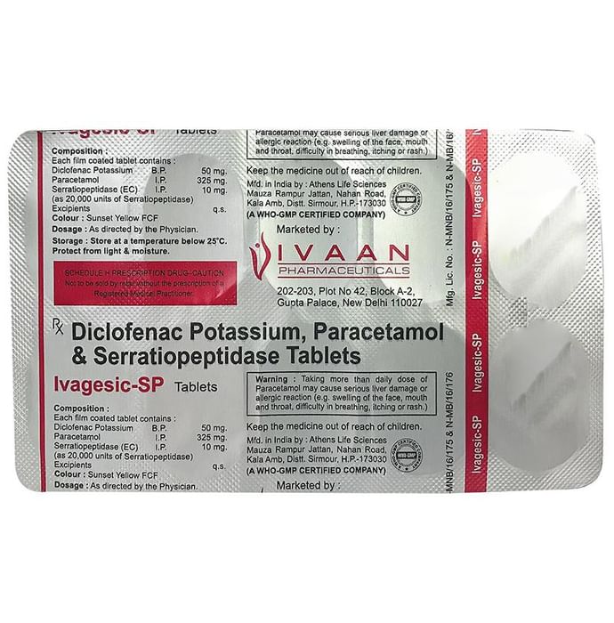 Ivagesic-SP Tablet