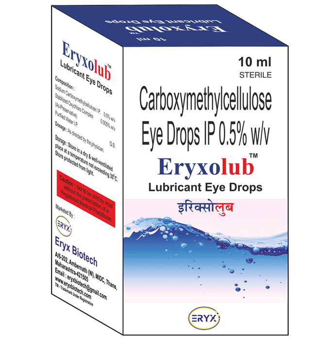 Eryxolub Lubricant Eye Drop