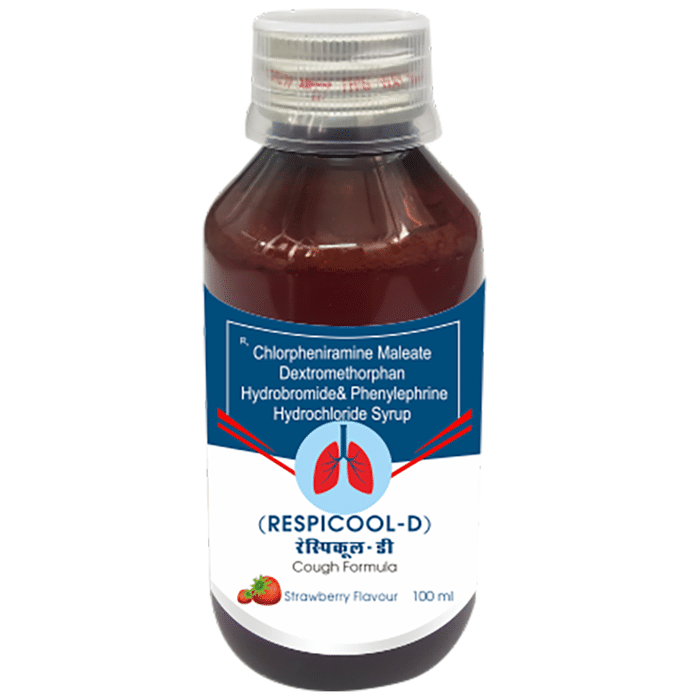 Respicool-D Syrup Strawberry