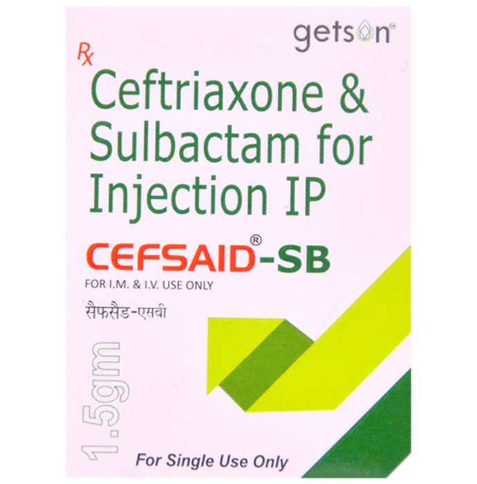 Cefsaid-SB 1.5gm Injection