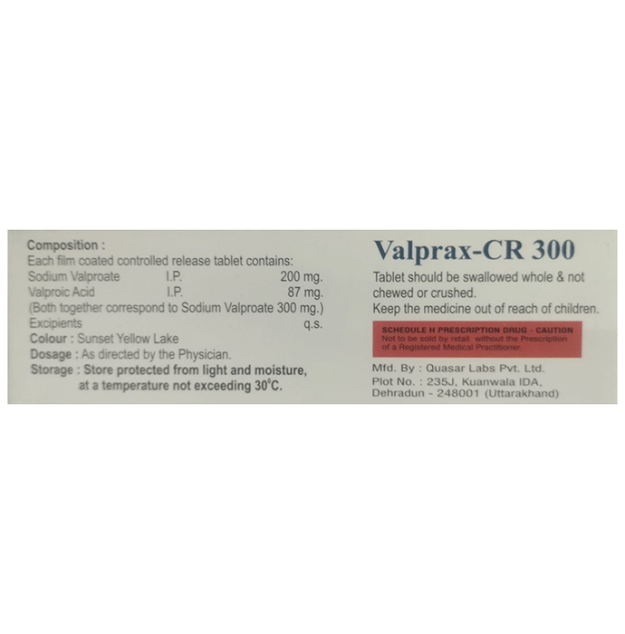 Valprax-CR 300 Tablet